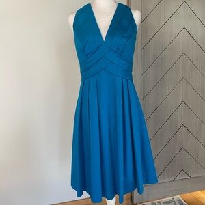 Calvin Klein Vibrant Blue Midi Dress